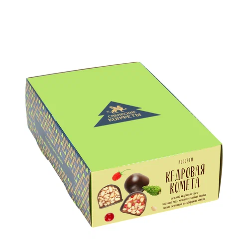  Кедровая комета Ассорти (9429) (классика, клюква, шишка, земляника), 540г   в Людинове