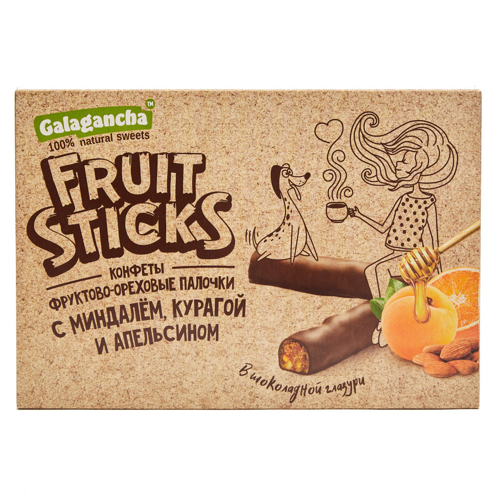  Берестов КРАФТ Fruit Stiсks с курагой и миндалем, 175г   в Людинове