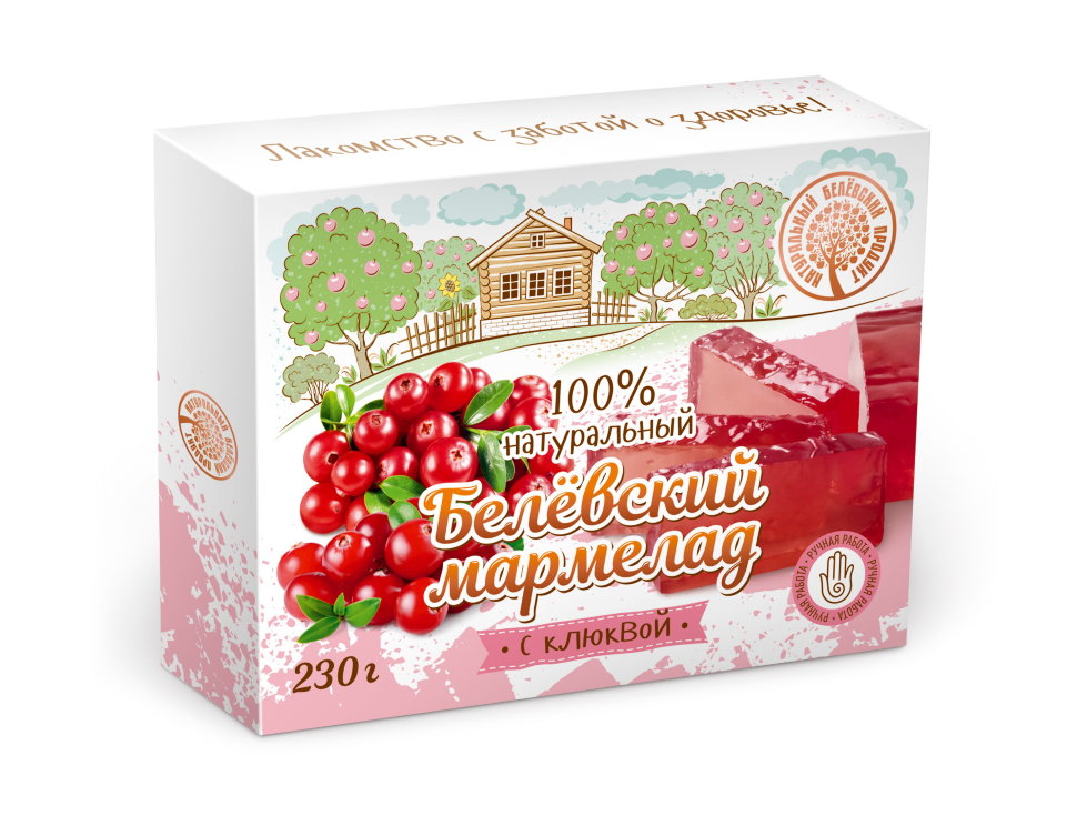  Мармелад белевский "Клюква" 230г в Людинове