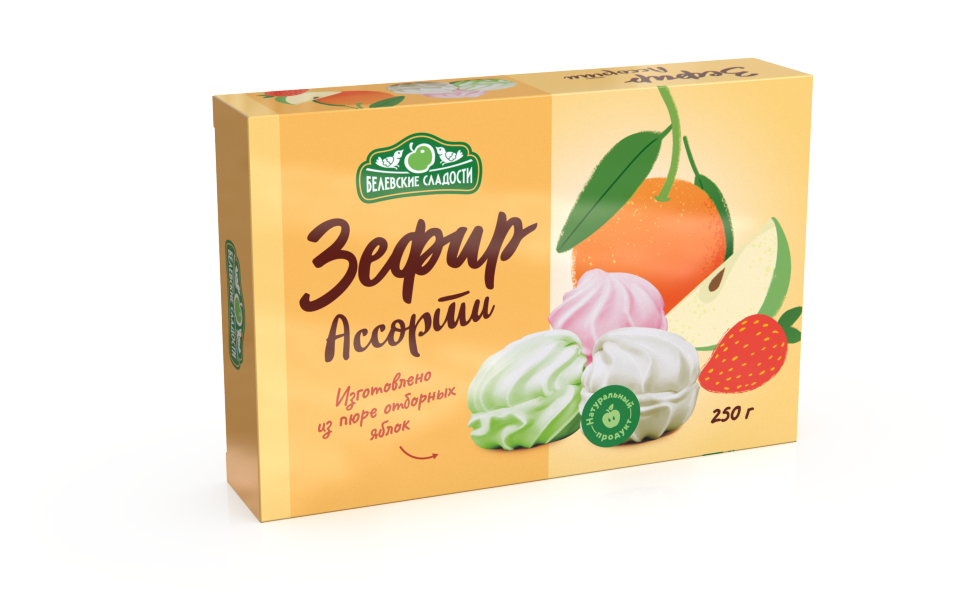  Зефир белевский "Ассорти" 250г в Людинове